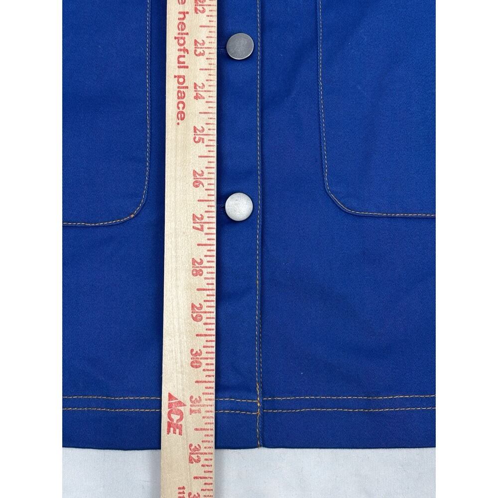 WILDFANG The Essential Chore Coat Utility Jacket Blue Cotton Size XS - Picture 3 of 5